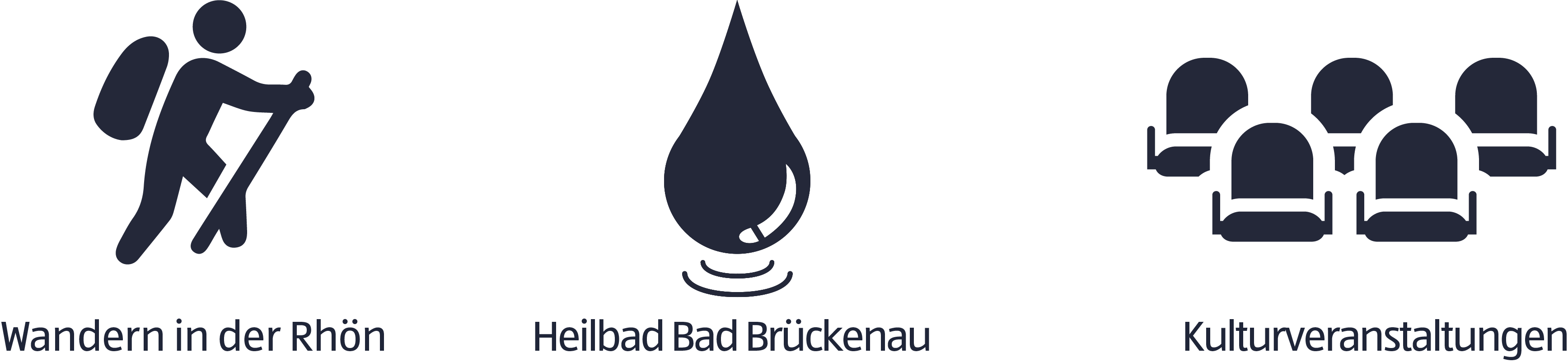 Symbole für Bad Brückenau
